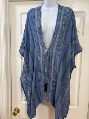 Sonoma beach cover up. Part knit part sparkling, tie in front